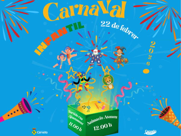 Carnaval infantil 2026 a Cervelló
