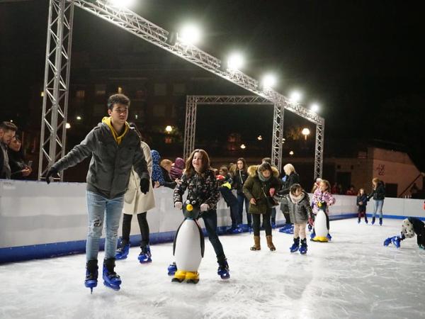 Pista de patinatge nadalenca 