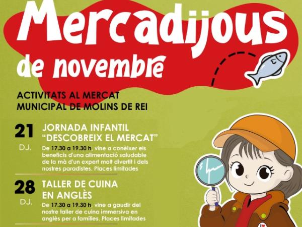 “Mercadijous de novembre” al Mercat Municipal de Molins de Rei