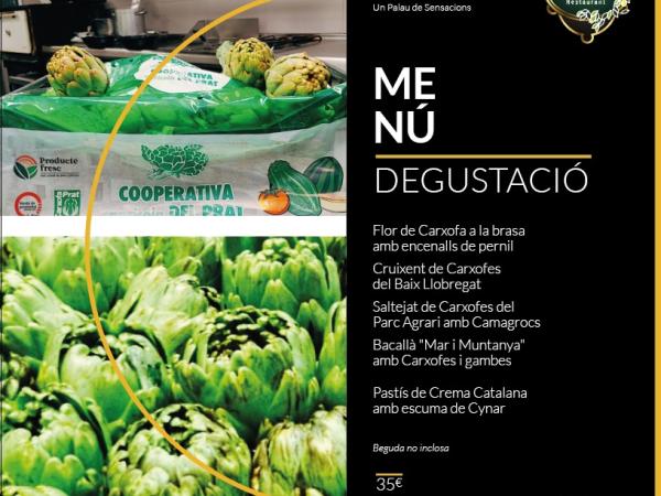 Menu Degustacio Carxofa Baix LLobregat