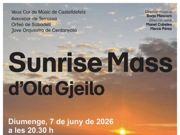 Sunrise Mass concert coral amb orquestra