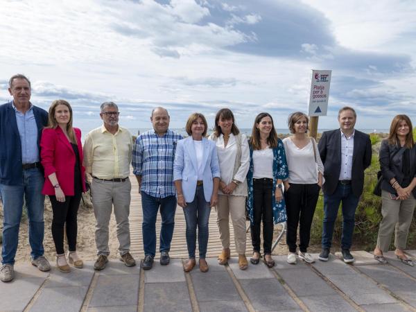 Comencen les actuacions per fomentar el turisme sostenible de sol i platja al Delta del Llobregat