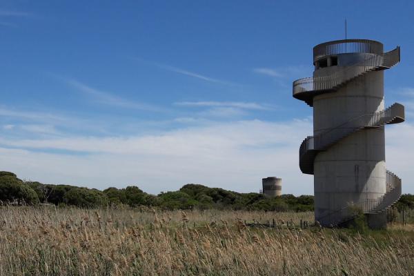 El mirador de l'Illa, a El Prat de Llobregat