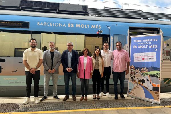 “El tren dels exploradors” arriba al Baix Llobregat