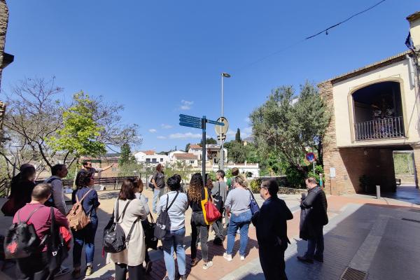 Els Punts d'Informació del Baix Llobregat visiten els atractius turístics d'Olesa de Montserrat