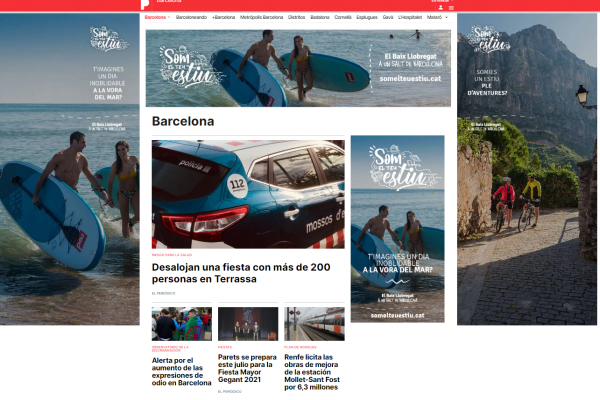 Gran èxit de la campanya ‘El Baix Llobregat, som el teu estiu’