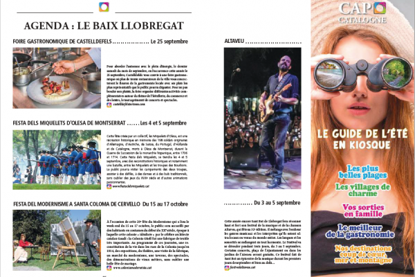 El Baix Llobregat, gran protagonista de la revista francesa “Cap Catalogne”