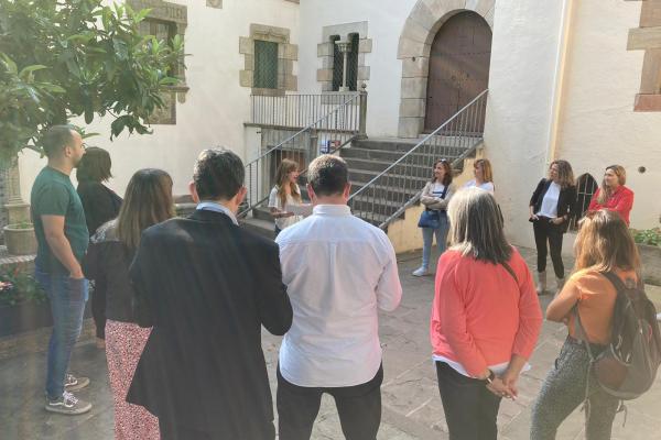 Els Punts d'Informació del Baix Llobregat visiten "L'Enrajolada" - Casa Museu Santacana a Martorell