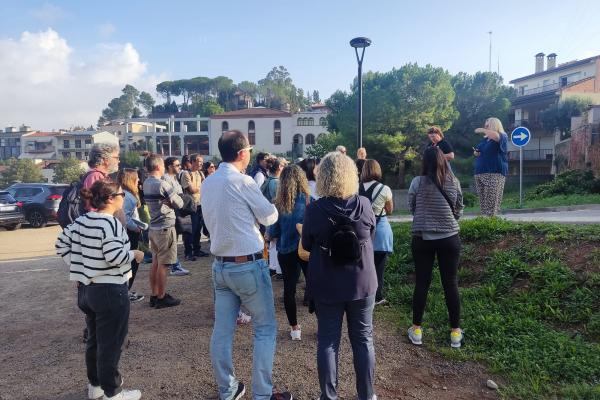 Els Punts d'Informació del Baix Llobregat visiten el Celler i Museu del Vi i del Cava Ramon Canals i el Balcó de Montserrat de Castellví de Rosanes