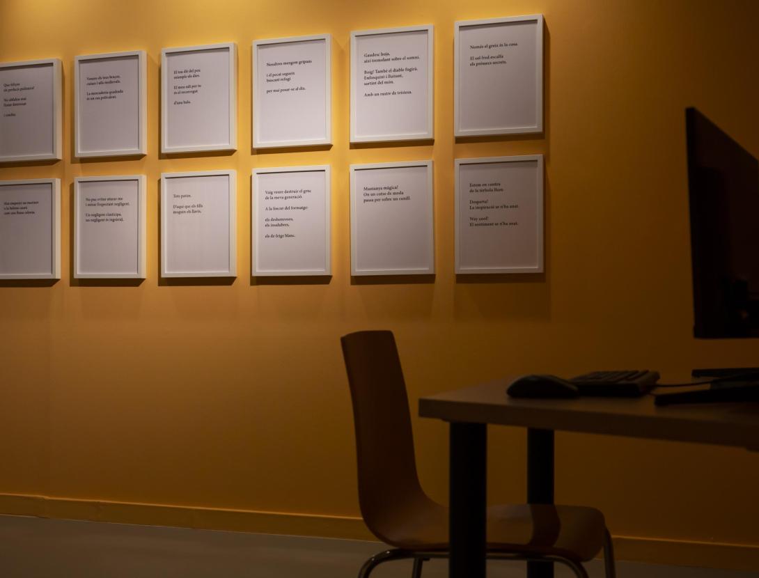 Visita comentada a l'exposició "L'escriptura en el relat artístic"
