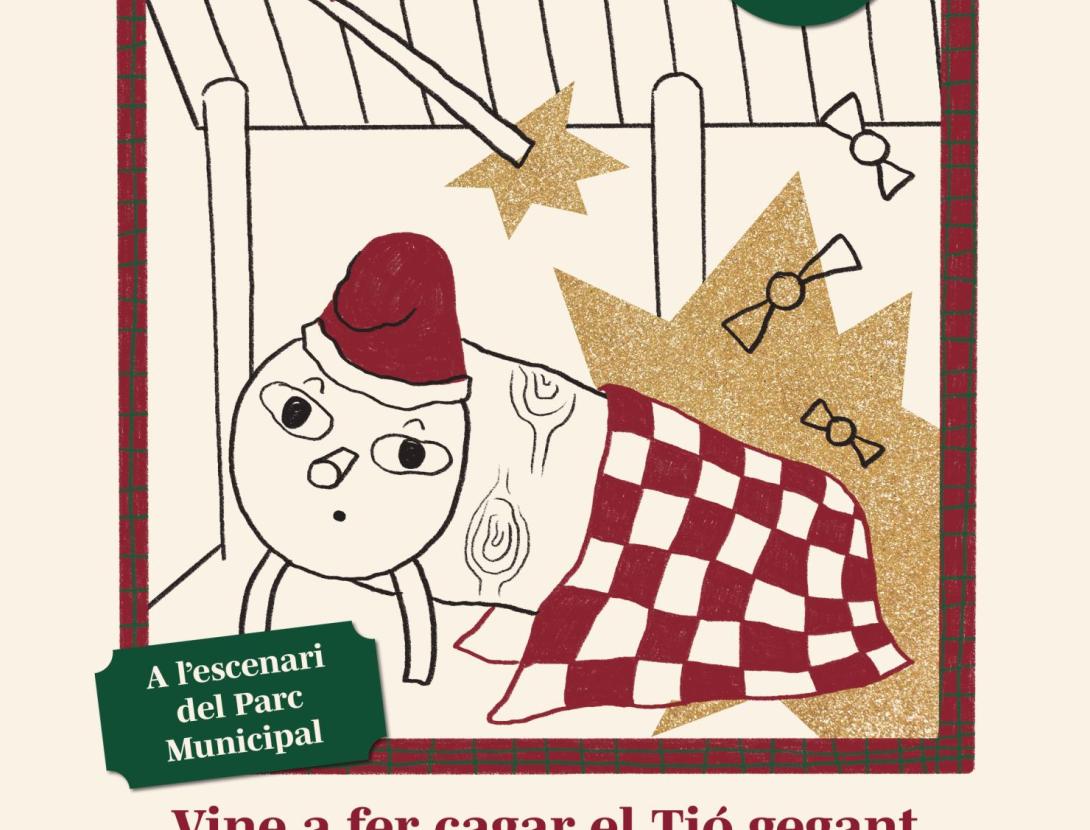 Vine a fer cagar el Tió Gegant