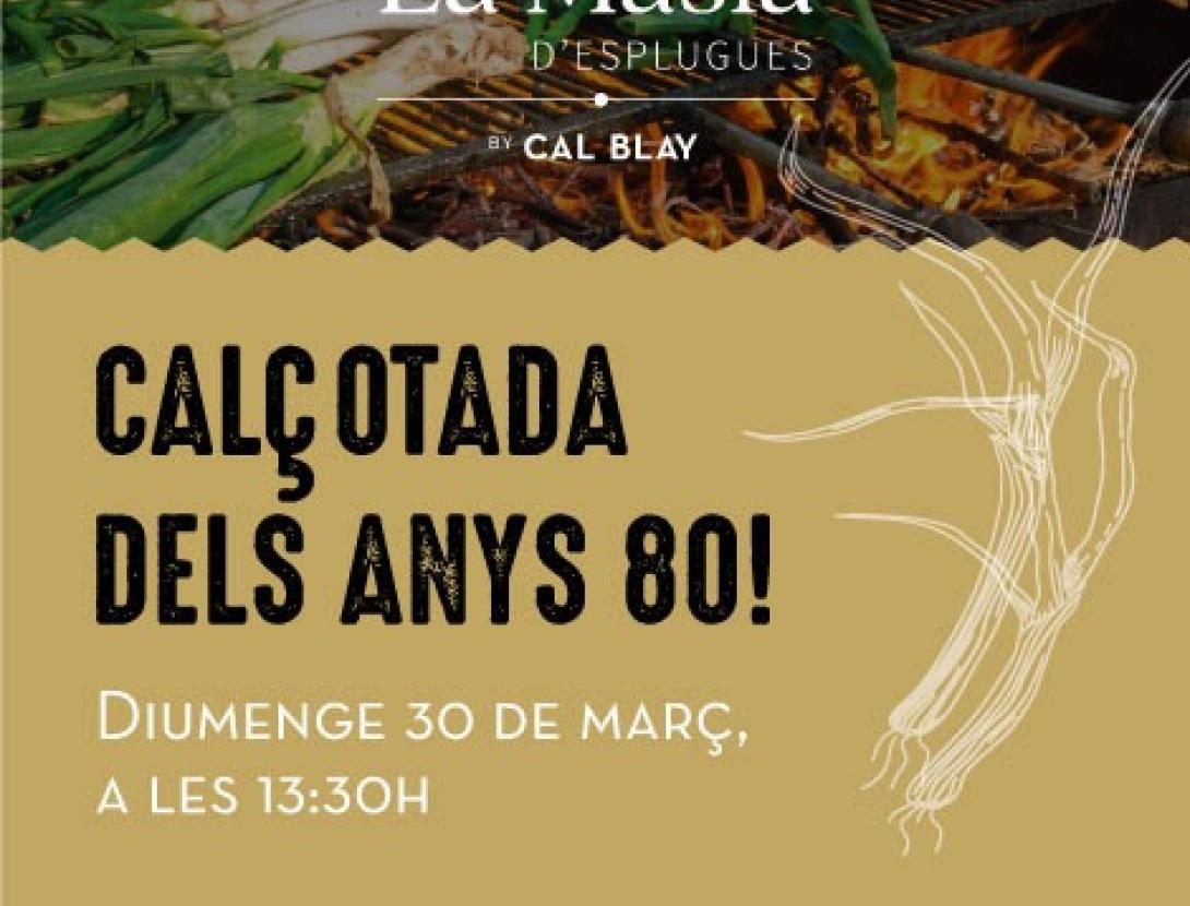 Calçotada dels anys 80 a la Masia d'Esplugues