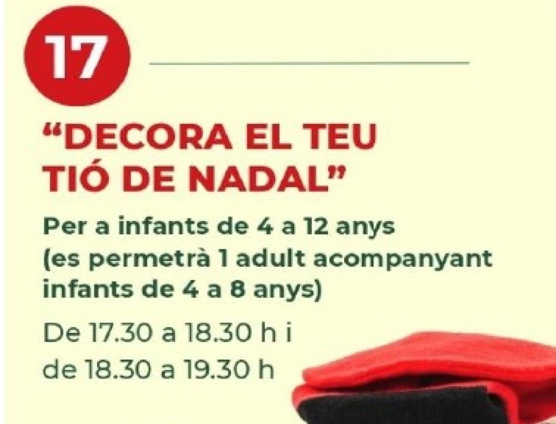 MERCADIJOUS: “DECORA EL TEU TIÓ DE NADAL”