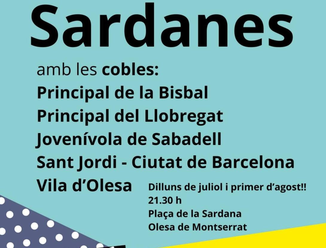 Cicle de ballada de sardanes al juliol