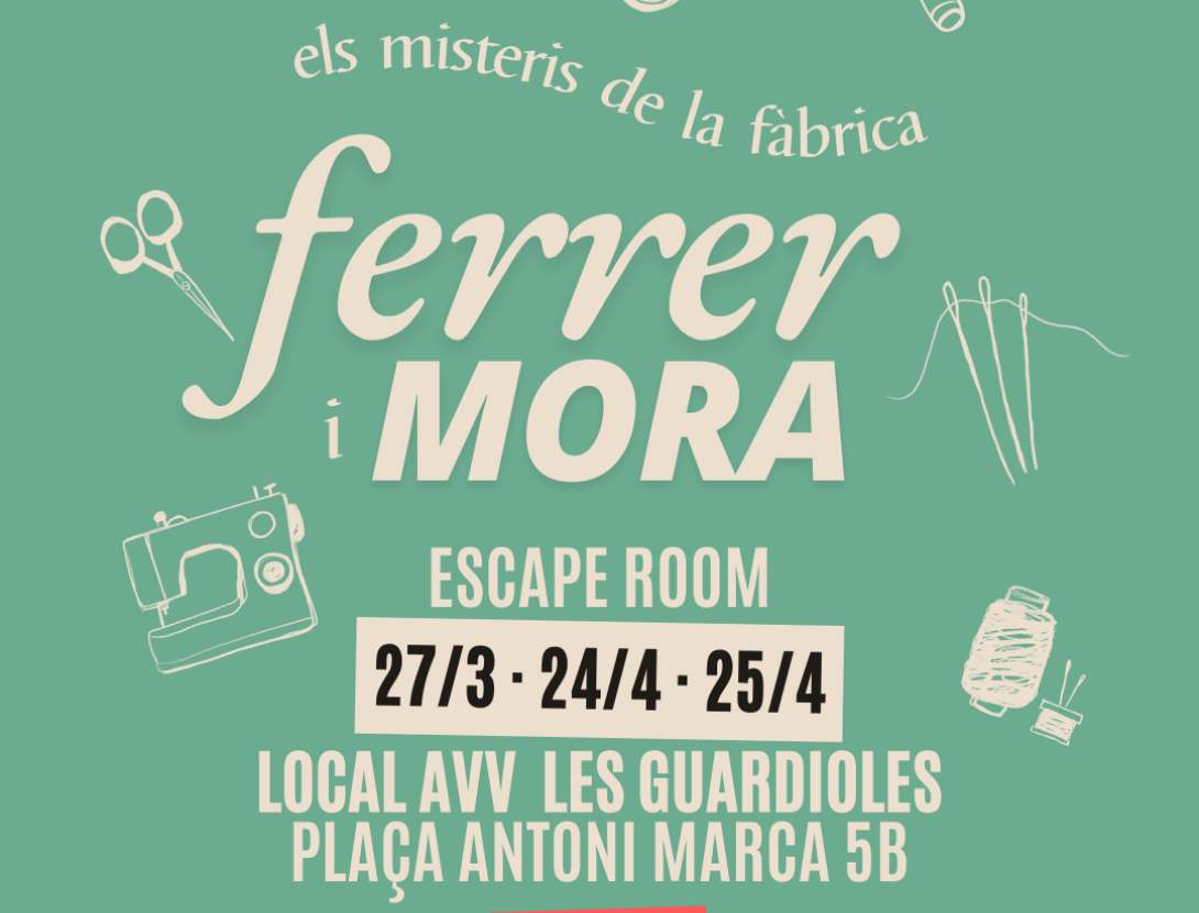 Els Misteris de la Fàbrica Ferrer i Mora [Escape Room]