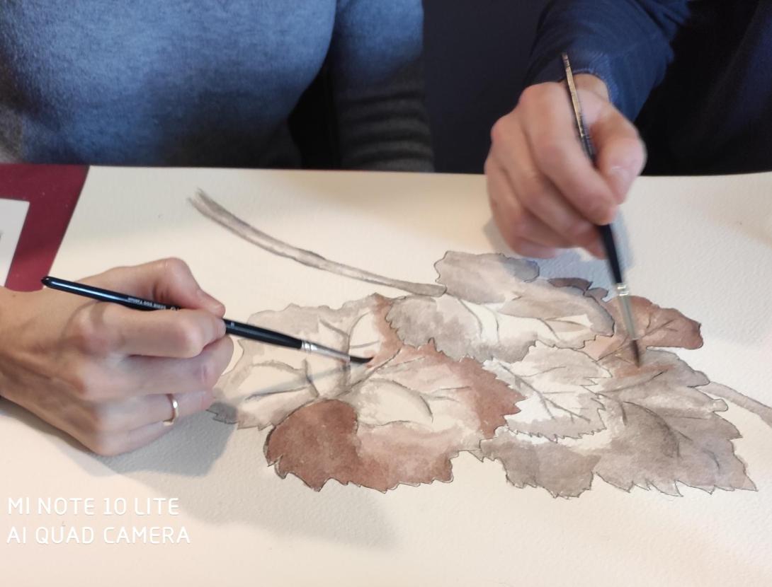 Romàntic Art, pintura amb vi per a parelles