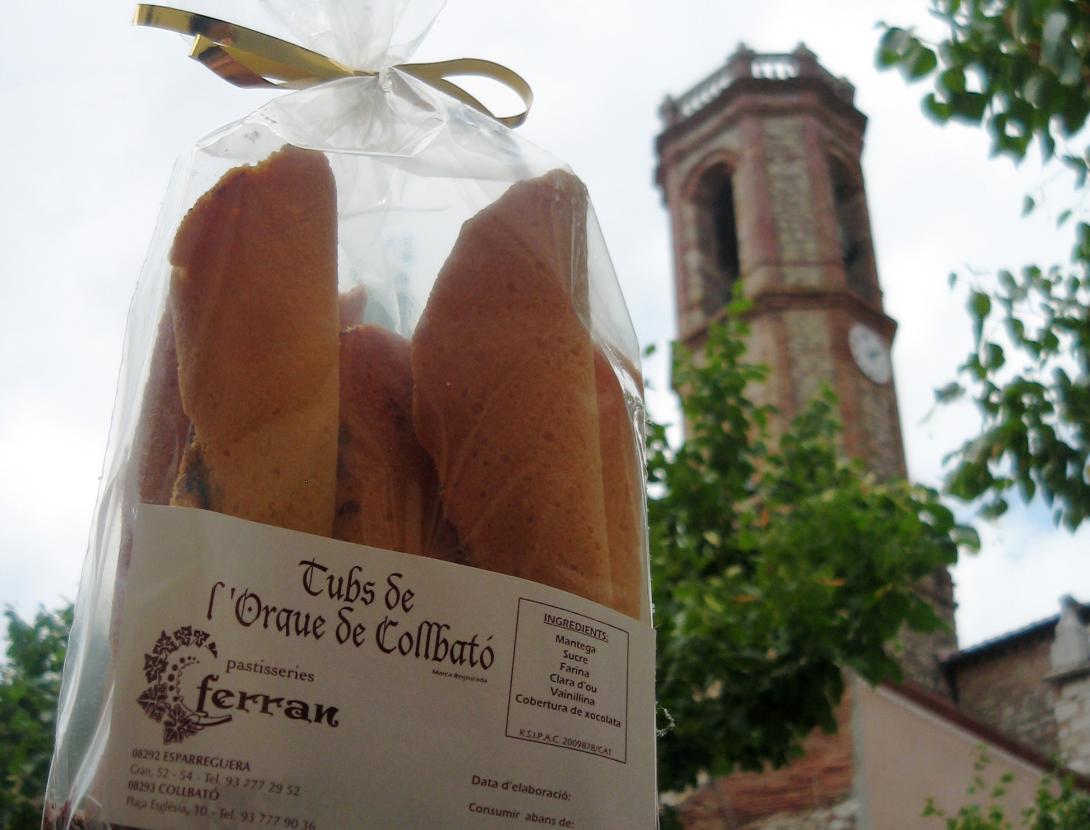 Els tubs d'orgue de Collbató